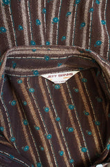 Rare 1960s Jeff Banks Pointed Collar Blouse