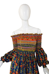 Documented 1971 Oscar de La Renta Dress