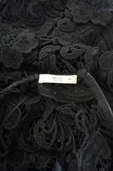 F/W 2008 Prada Runway Wait Listed Black Lace Dress