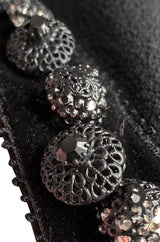 Immaculate 1990s Christian Lacroix Haute Couture Tailored Jacket w Extravagant Buttons