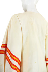 1960s Josefa Mexico Rainbow Ribbon Caftan