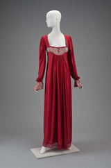 Museum Held 1970s Bill Gibb Sequin Detail Jersey Dress