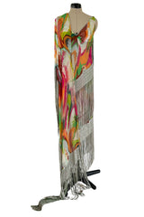 Runway Fall 2004 Missoni by Angela Missoni Multi-Way Fringe Silk Chiffon Dress