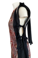 Spring 2009 Prada Runway Snakeskin Print Open Side Dress