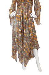 1967 Handkerchief Hem Bill Blass Gown