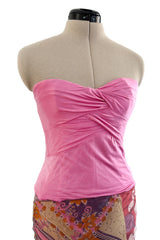 Fabulous Spring 2004 Christian Dior by John Galliano Three Piece Pink Silk Chiffon Set
