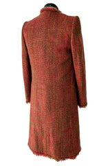 Fall 2000 Chanel by Karl Lagerfeld Haute Couture Runway Look 17 Sleeveless Dress & Coat
