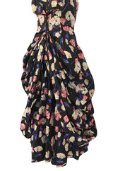 Iconic Resort 2008 Prada Runway & Ad Campaign Silk Floral Couture Dress