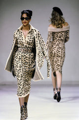 Rare 1991 Collection Azzedine Alaia Leopard Skirt