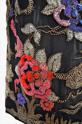 1920s Aisian Influence 3D Bead Flapper