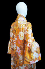 1960s Bell Sleeve Marie France Couture