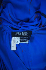 1970s Jean Muir Print Jersey Jumpsuit