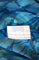 1977 La Mendola Jersey & Chiffon Maxi