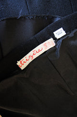 Late 1970s Pauline Trigere Ruffle Dress