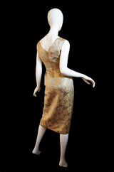 1950s Silk Brocade Helena Barbieri Set