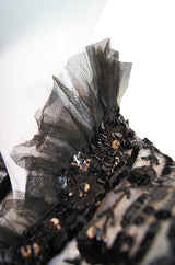 Edwardian Sequin on Netting Capelet