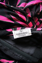 1970s Rare Valentino Silk Goddess Dress