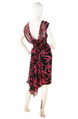1970s Rare Valentino Silk Goddess Dress