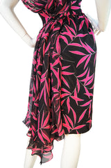 1970s Rare Valentino Silk Goddess Dress