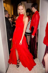 Emilio Pucci Fall 2015 by Peter Dundas Red Dress