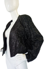 1980s Stephen Sprouse Eyelash Jacket