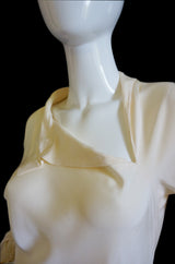 Spring 1977 Spiral Cut Halston Silk Dress