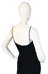 1950s Ruffled Silk Chiffon Helen Rose