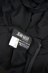1970s Jean Muir Jersey Maxi w Ties