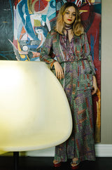 1972 Missoni Metallic Three Pieces Pantsuit Set