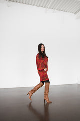 Fall/Winter 1983-84 Yves Saint Laurent Patron Haute Couture Silk Sack Dress