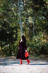 1970s Halston Rich Purple Velvet Deep Plunge Dress