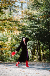 1970s Halston Rich Purple Velvet Deep Plunge Dress