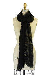 1810-1820 Antique Silk Guaze Shawl