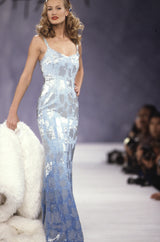 F/W 1994 Todd Oldham Densely Beaded Documented Runway Dress