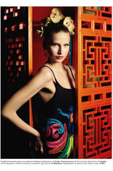 Look 29 S/S 2011 Prada Runway Embroidered Monkey Dress