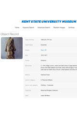 c.1976 Bill Blass Couture Metallic Gold Lurex Knit Dress w Feather Cuffs