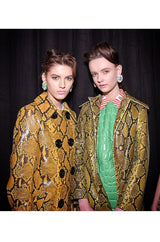 Rare Late 1950s, Early 1960s Mod Snakeskin Coat