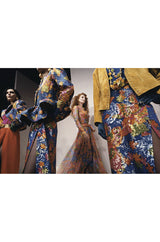 F/W 1989 Yves Saint Laurent Pink Silk Brocade Suit