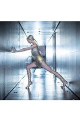 Iconic 1968 Paco Rabanne Chain Mail Dress in Silver & Gold Metal