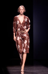 Iconic & Rare Spring 2001 Chloe by Stella McCartney Look 11 Runway Horse Print Dress