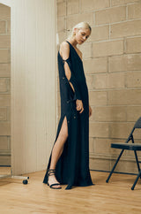 S/S 2016 Rosetta Getty Open Sleeve One Shoulder Caftan Dress