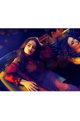 1990s Dusky Rose John Galliano Open Weave Knit Dress