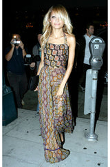 Museum Exhibited 1970 Thea Porter Couture Dress in Silk & Beads