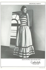 Prettiest Fall 1980 Oscar de la Renta Strapless Pink Silk Matte Satin Dress w Velvet Bows