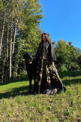 1982 Yves Saint Laurent Gold Metallic Top Stitched Jacket