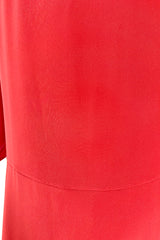 Easy to Wear Early 2000s Thakoon Bright Orange Coral Scarf Weight Silk Shift Dress