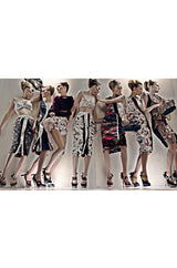 Spring 2009 Prada Runway Snakeskin Print Open Side Dress