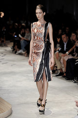 Spring 2009 Prada Runway Snakeskin Print Open Side Dress