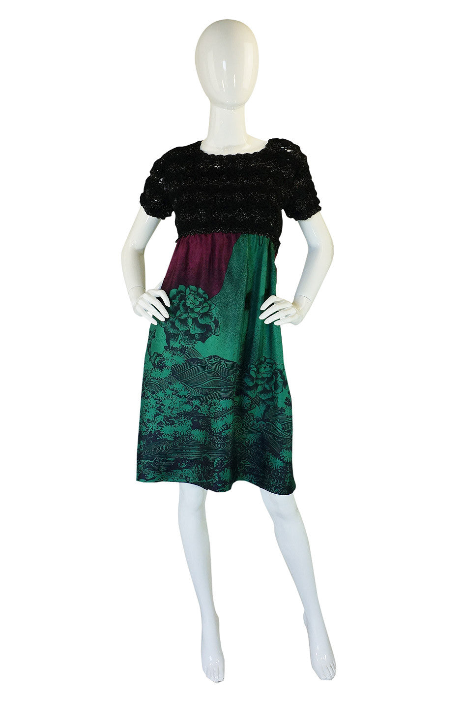 Recent Missoni Lurex and Print Dress  Shrimpton Couture