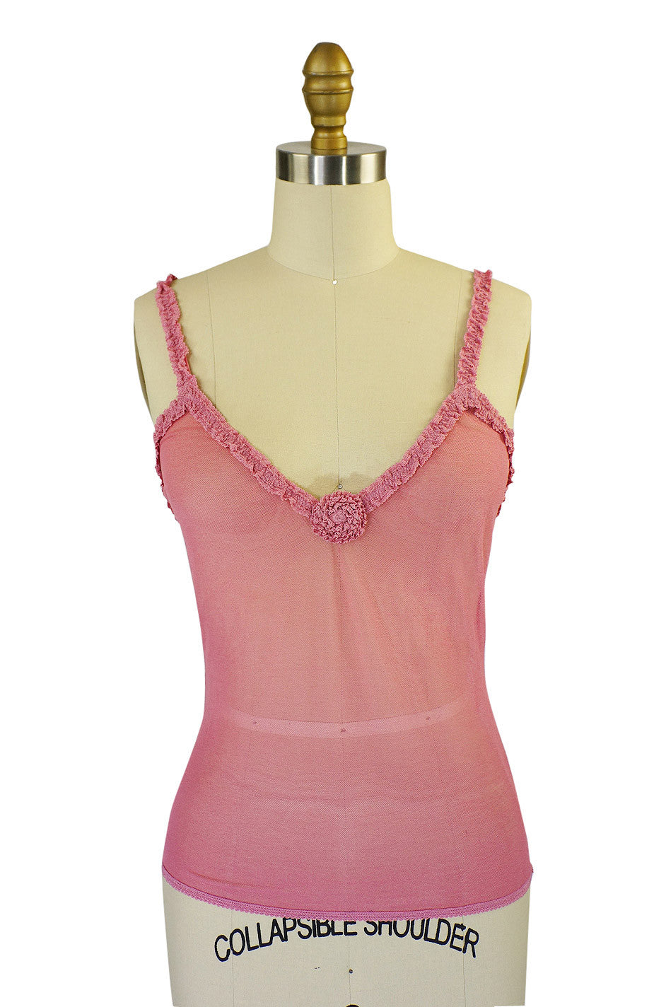 Recent Prada Pink Tulle Stretch Tank Top – Shrimpton Couture